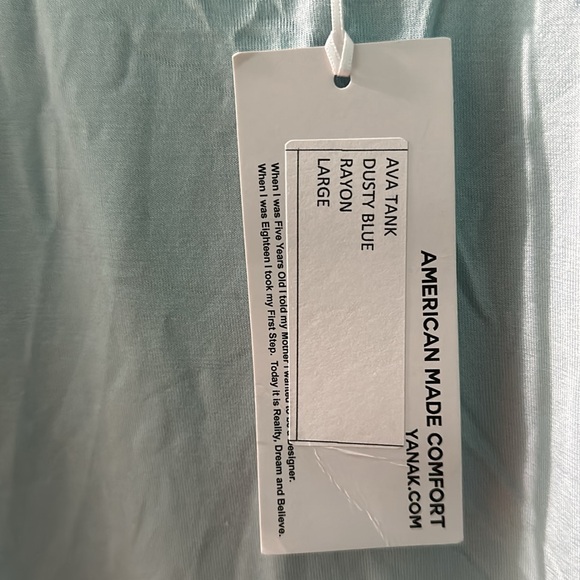 Yana k tank top new size large dusty blue color - Picture 5 of 5